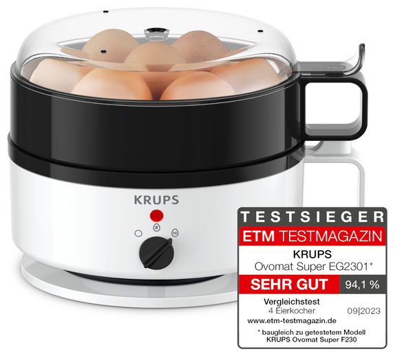 Eierkocher für 7 Eier  EG230115 Ovomat Super (Weiß) 