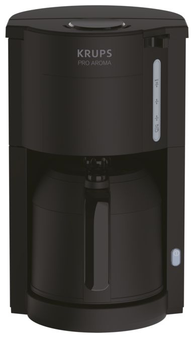 10 Tassen Thermo Filterkaffeemaschine 1,0 l  KM3038 Pro Aroma Therm (Schwarz) 