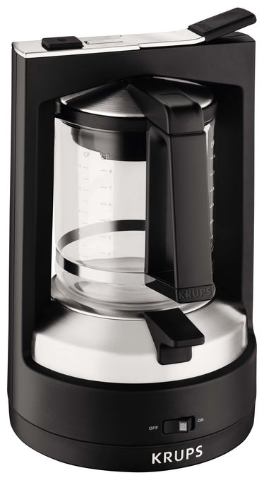 12 Tassen Filterkaffeemaschine 1,2 l  KM4689 T 8.2 Druckbrüh-Automat (Schwarz) 