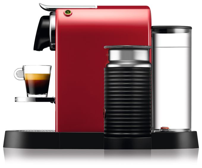 Nespresso Kapselmaschine 19 bar 1,0 l  XN7615 CitiZ&Milk (Rot) 