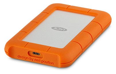 1 TB externe Festplatte 2.5" USB Typ-C  Rugged (Orange) 