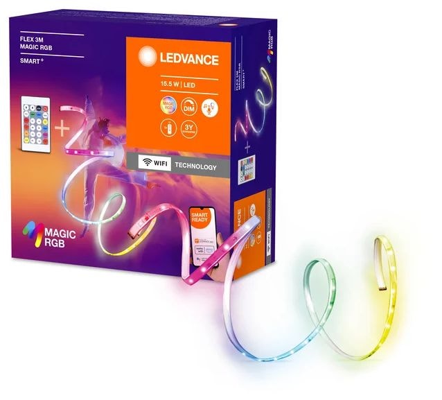 LED Universalstreifenleuchte 3000 mm Blau, Grün, Multi, Rot AC Smart+ Wifi Magic 