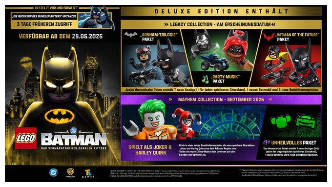 LEGO Batman: Das Vermächtnis des Dunklen Ritters Deluxe Edition (Nintendo Switch 2) 