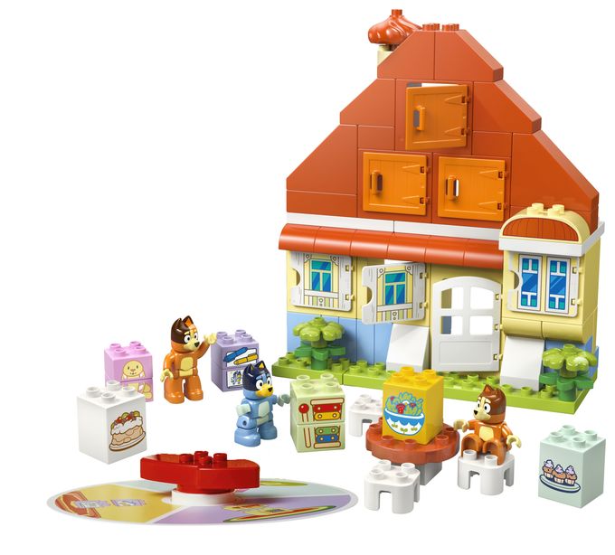 Blueys Familienhaus mit Memory-Spiel 