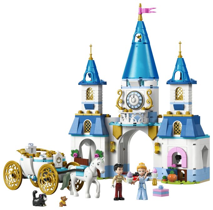 Cinderellas Schloss und Pferdekutsche 