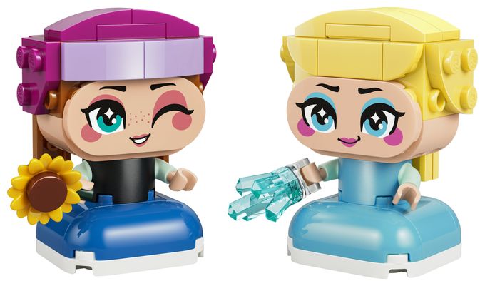 Die Mini-Prinzessinnen Anna und Elsa 