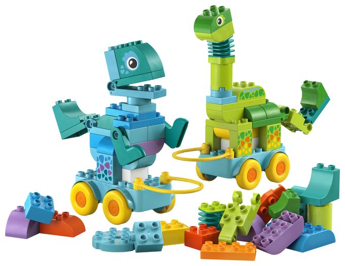 Dinos auf Rädern 3-in-1-Set 