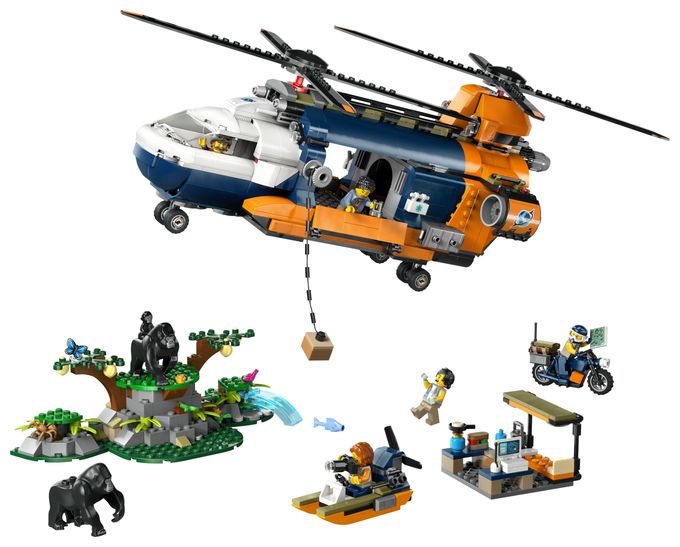 Dschungelforscher-Hubschrauber 