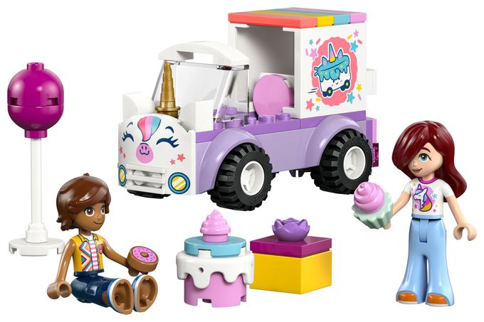 Einhorn-Kuchenlieferwagen 