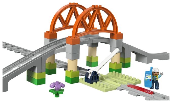Eisenbahnbrücke und Schienen – Erweiterungsset 
