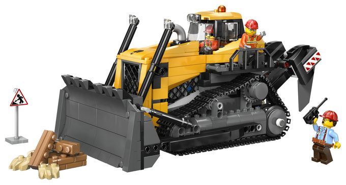 Gelber Bulldozer 