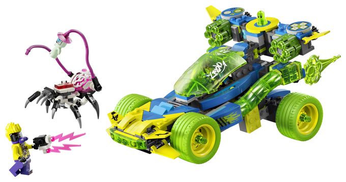 Mateo mit dem Z-Blob Action-Rennwagen 