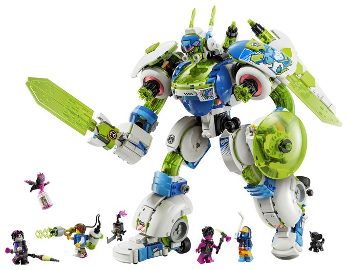 Mateo und Z-Blob der Ritter-Mech 