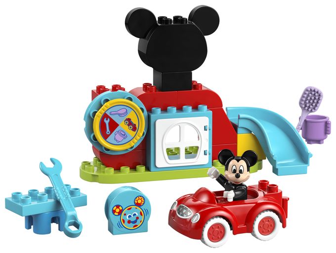 Mickys Clubhaus und Auto 