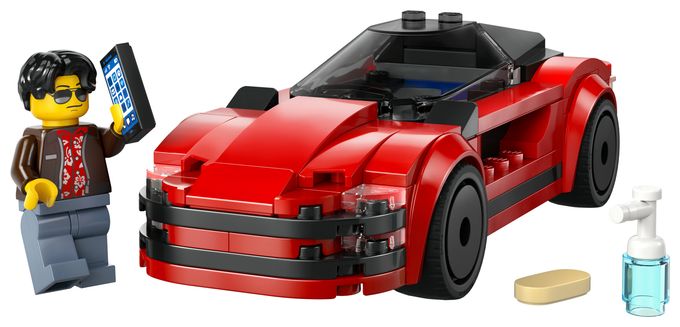 Roter Sportwagen 