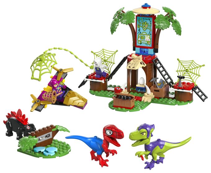 Showdown am Baumhaus: Spidey-Rex vs. Gobby-Raptor 