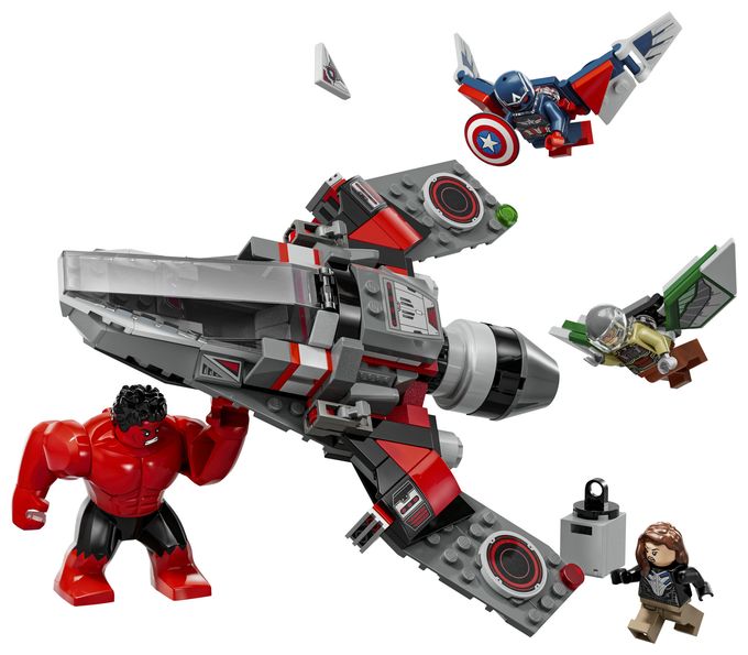 Showdown zwischen Captain America und Red Hulk 