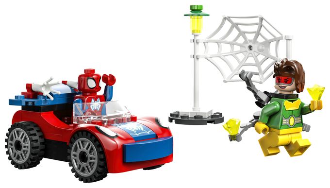 Spider-Mans Auto und Doc Ock 