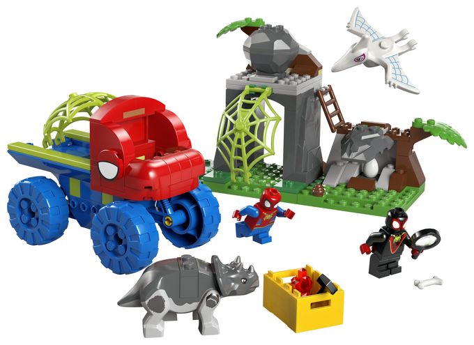 Spideys Team auf Rettungsmission im Dino-Truck 