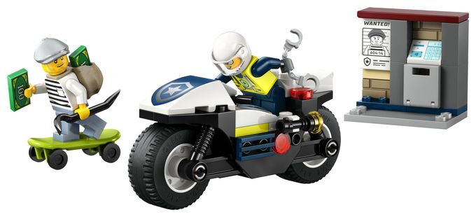 Verfolgungsjagd mit dem Polizeimotorrad 