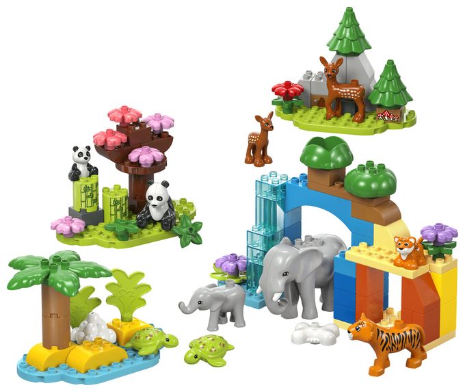 Wildtier-Familien 3-in-1-Set 