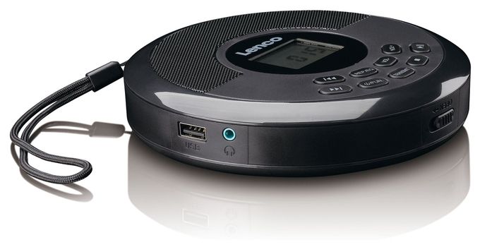 CD Payer DAB+, FM Radio  CD-340BK portabler (Schwarz) 