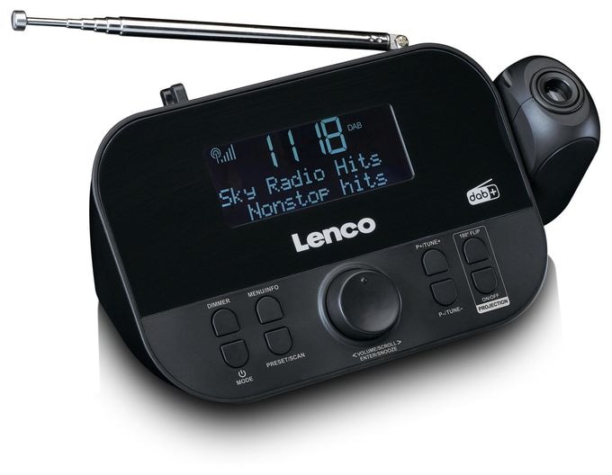 DAB+, FM Radio Uhr  CR-615 (Schwarz) 