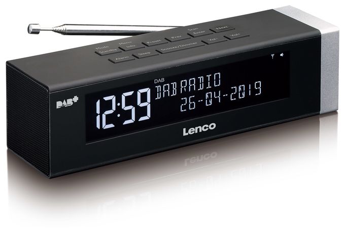 DAB+, FM Radio Uhr  CR-630 (Schwarz) 