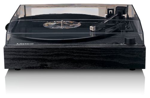 Audio-Plattenspieler mit Riemenantrieb  LS-15BK (Schwarz) 
