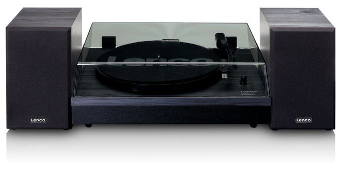 Audio-Plattenspieler mit Riemenantrieb  LS-301 (Schwarz) 