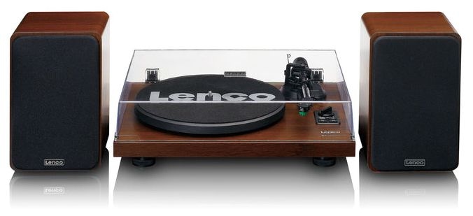 Audio-Plattenspieler mit Riemenantrieb  LS-600 (Schwarz, Holz) 