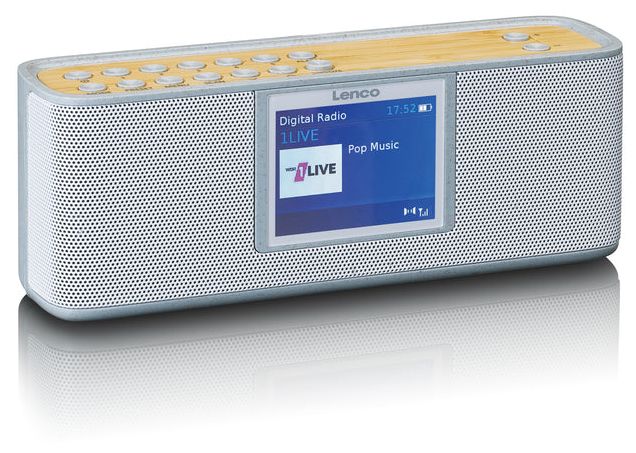 Bluetooth DAB, DAB+, FM Radio Persönlich  PDR-046 (Braun, Weiß) 
