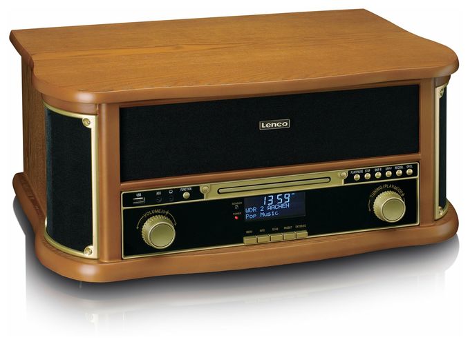DAB, FM 10 W Bluetooth  TCD-2571WD (Holz) 