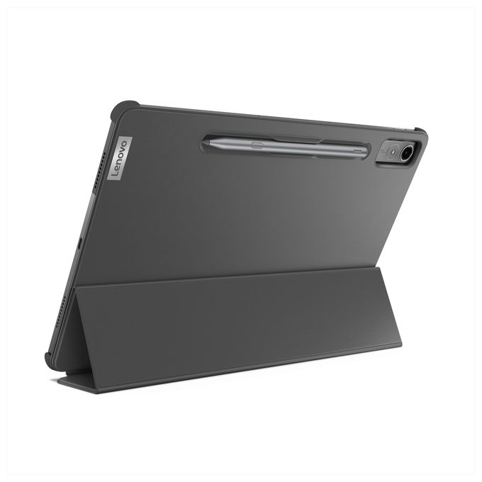 Folio aus Kunststoff für Lenovo Tab P12 bis 32 cm (12.6") (Grau) Folio Case 