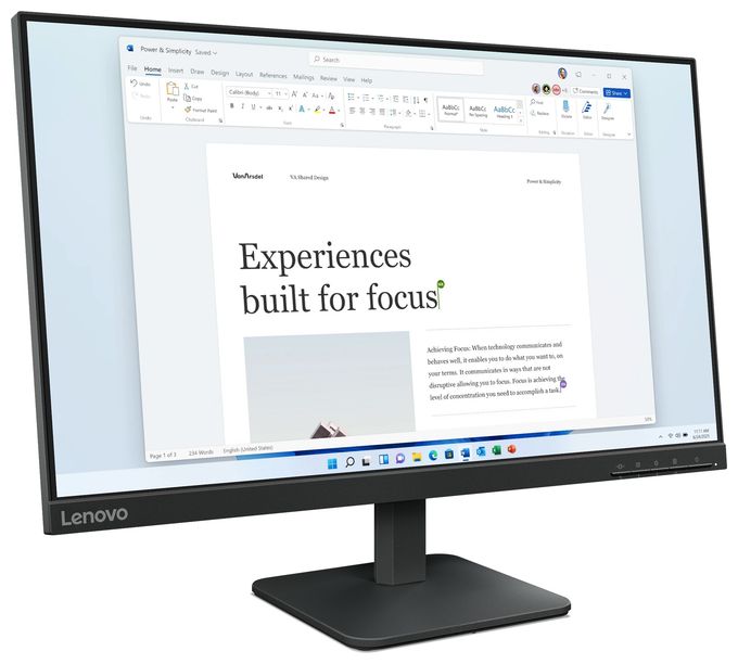 Full HD Monitor 60,5 cm (23.8 Zoll) 16:9 6 ms 250 cd/m²  L24-4e (Schwarz) 