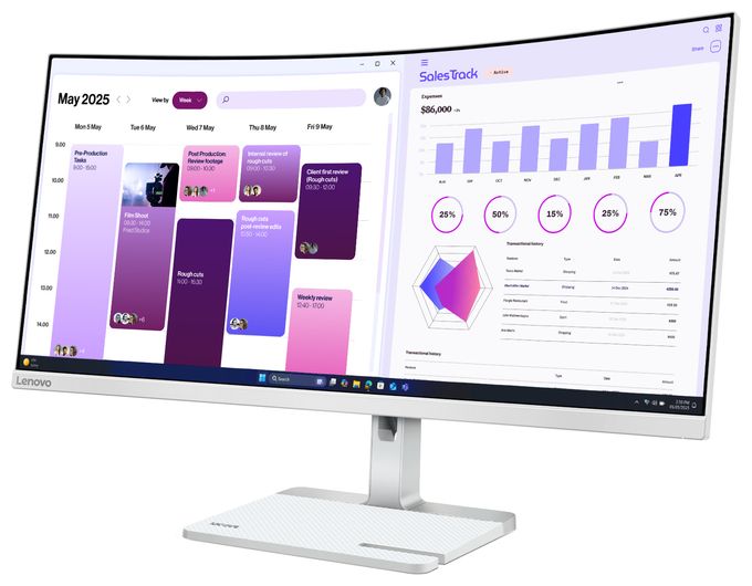 Quad HD Monitor 86,4 cm (34 Zoll) 21:9 6 ms 350 cd/m²  L34W-4C (Grau) 
