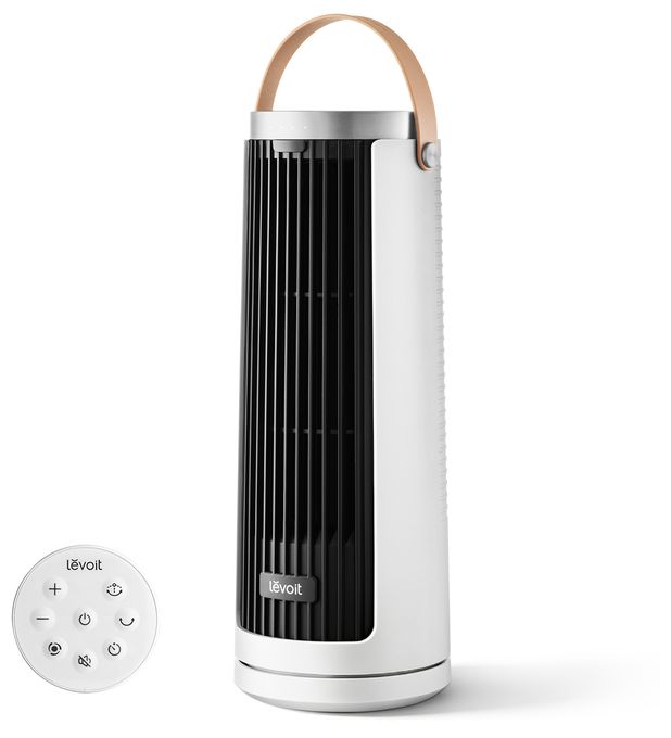 Turmventilator Tisch, Flur 20 dB  LTF-F132B-WEUR (Schwarz, Weiß) 