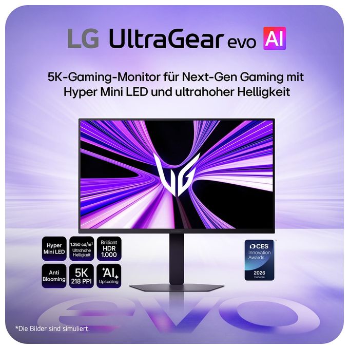 Monitor 68,6 cm (27 Zoll) 16:9 1 ms 750 cd/m²  27GM950B-B.AEU (Schwarz) 