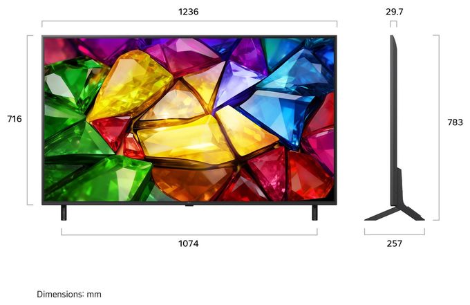 LED 127 cm (50 Zoll) Fernseher 4K Ultra HD 50MRGB88B9B 