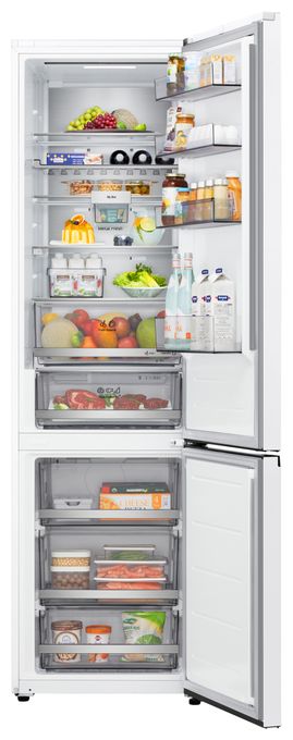 262 l / 113 l Kühl-Gefrierkombi freistehend NoFrost 112 kWh Jahr  GBBS726ASW (Weiß) 