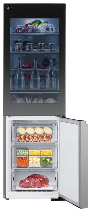 239 l / 110 l Kühl-Gefrierkombi freistehend NoFrost 172 kWh Jahr  GBG5160CPY (Silber) 