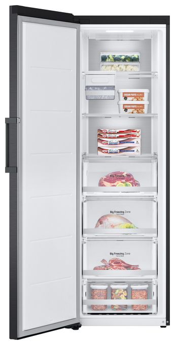 324 l / Kühlschrank freistehend EEK: D 211 kWh Jahr NoFrost  GFM61MCCSF (Schwarz) 
