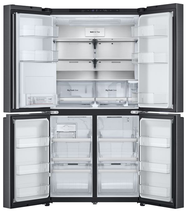 Side-by-Side Kühl-/ Gefrierkombination 384 l / 261 l 230 kWh NoFrost 1792 mm x 914 mm  GMF961EV6C (Schwarz) 