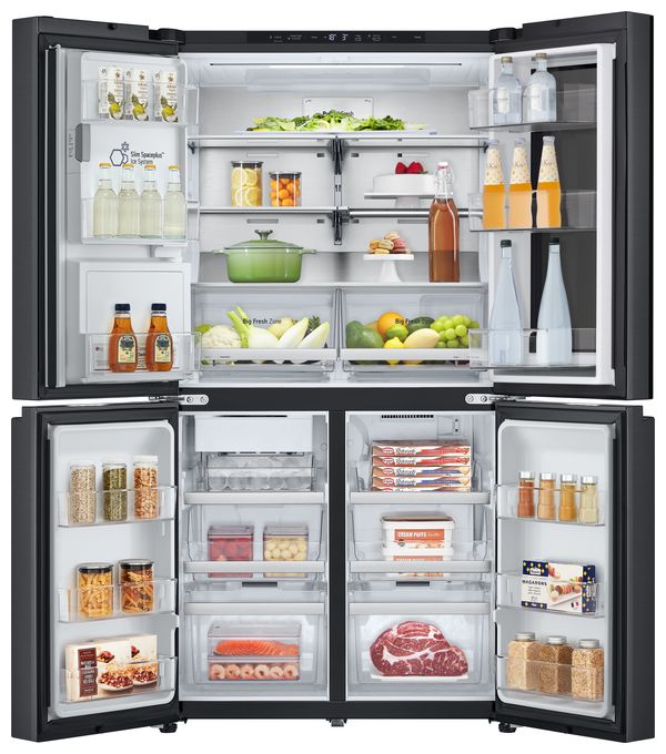Side-by-Side Kühl-/ Gefrierkombination French Door 364 l / 274 l 359 kWh NoFrost 1792 mm x 914 mm  GMG960EVEE (Schwarz) 