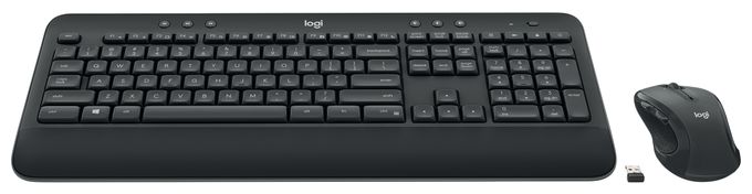 Universal Tastatur USB 2.4 GHz  Advanced Wireless Combo (Schwarz) 