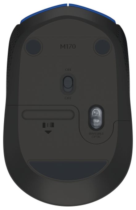 1000 DPI Büro Maus Optisch  M171 (Schwarz, Grau) 