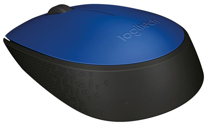 1000 DPI Büro Maus Optisch  M171 (Schwarz, Blau) 
