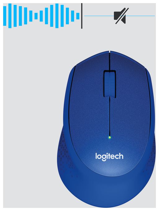 1000 DPI Büro Maus Optisch  M330 (Blau) 