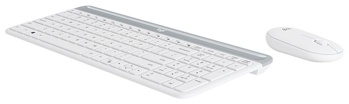 Universal Tastatur RF Wireless 2.4 GHz  MK470 (Weiß) 