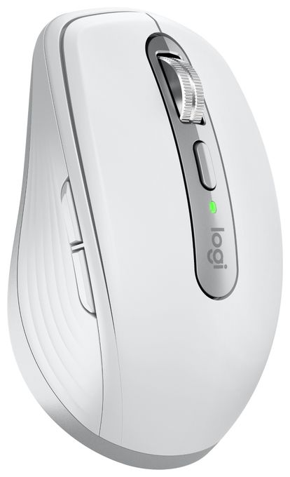 8000 DPI Büro Maus Laser  MX Anywhere 3S for Mac (Silber, Weiß) 
